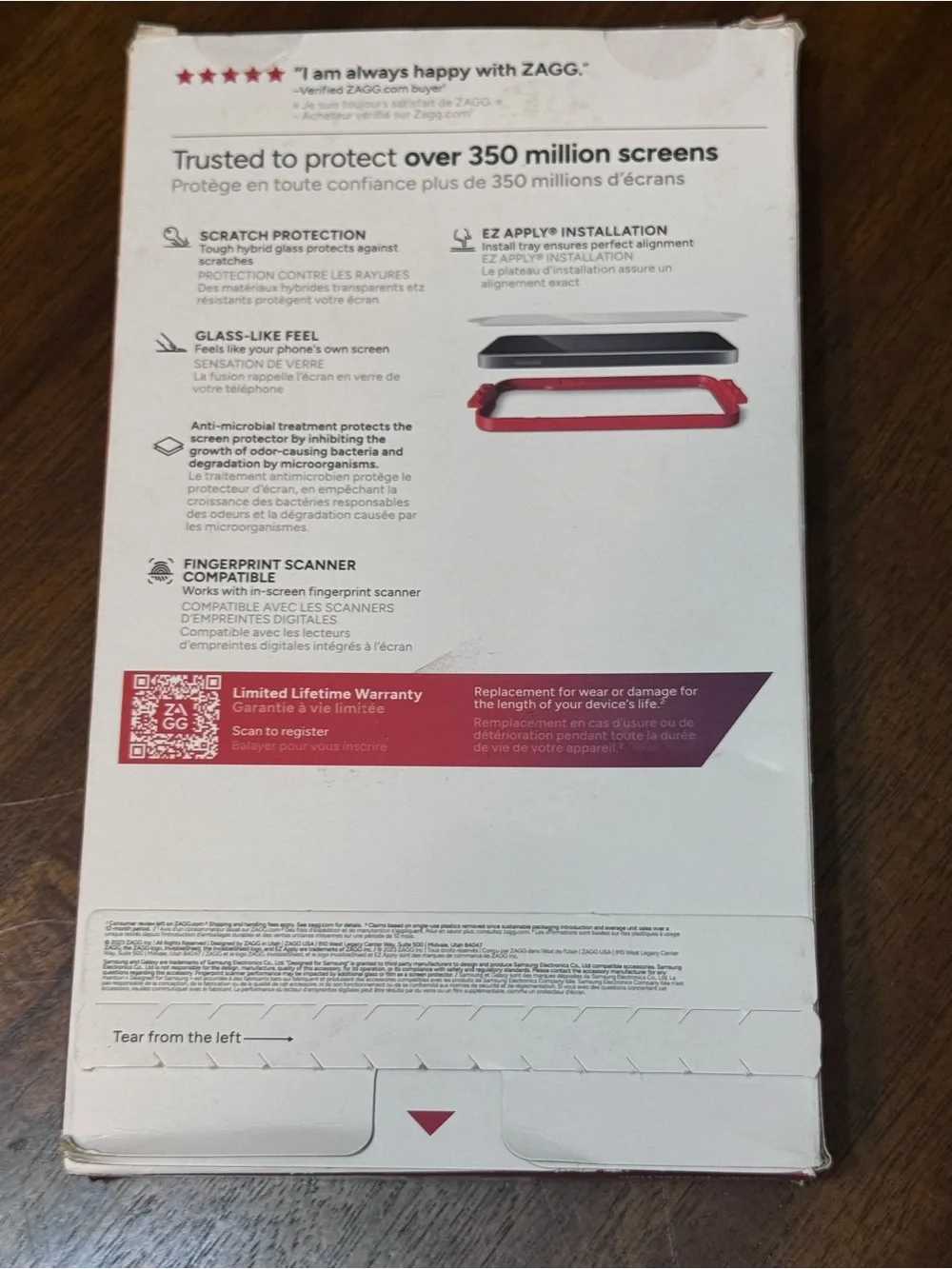 NEW Sealed ZAGG Fusion Screen Protector Samsung Galaxy S24 Ultra -0227